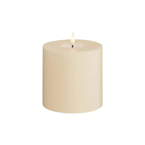 LED Kubbelys Krem 10 cm x10 cm