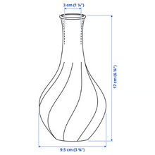 Last inn bildet i Galleri-visningsprogrammet, Vase til leie, plass til en blomst eller to
